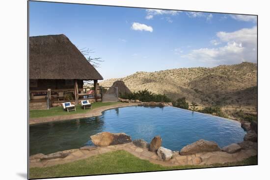 Infinity Pool and View from Borana Luxury Safari Lodge, Laikipia, Kenya, East Africa, Africa-Ann & Steve Toon-Mounted Photographic Print