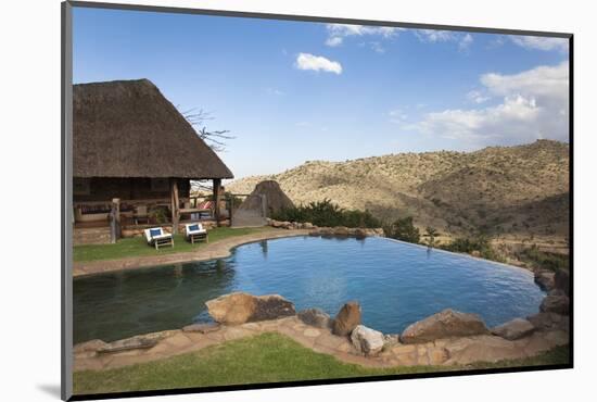Infinity Pool and View from Borana Luxury Safari Lodge, Laikipia, Kenya, East Africa, Africa-Ann & Steve Toon-Mounted Photographic Print