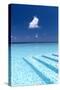 Infinity Pool in the Maldives, Indian Ocean-Sakis Papadopoulos-Stretched Canvas