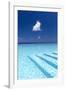 Infinity Pool in the Maldives, Indian Ocean-Sakis Papadopoulos-Framed Photographic Print