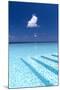 Infinity Pool in the Maldives, Indian Ocean-Sakis Papadopoulos-Mounted Photographic Print