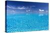 Infinity Pool, Maldives, Indian Ocean, Asia-Sakis Papadopoulos-Stretched Canvas