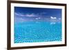 Infinity Pool, Maldives, Indian Ocean, Asia-Sakis Papadopoulos-Framed Photographic Print