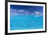 Infinity Pool, Maldives, Indian Ocean, Asia-Sakis Papadopoulos-Framed Photographic Print