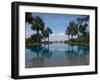 Infinity pool of Aureum Palace Hotel, Bagan, Mandalay Region, Myanmar-null-Framed Photographic Print