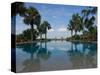 Infinity pool of Aureum Palace Hotel, Bagan, Mandalay Region, Myanmar-null-Stretched Canvas