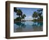 Infinity pool of Aureum Palace Hotel, Bagan, Mandalay Region, Myanmar-null-Framed Photographic Print