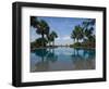 Infinity pool of Aureum Palace Hotel, Bagan, Mandalay Region, Myanmar-null-Framed Photographic Print