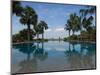 Infinity pool of Aureum Palace Hotel, Bagan, Mandalay Region, Myanmar-null-Mounted Photographic Print