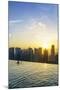 Infinity Pool on Roof of Marina Bay Sands Hotel with Spectacular Views over Singapore Skyline-Fraser Hall-Mounted Photographic Print