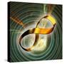 Infinity Symbol And Black Hole-PASIEKA-Stretched Canvas