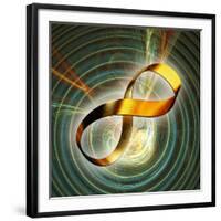 Infinity Symbol And Black Hole-PASIEKA-Framed Photographic Print