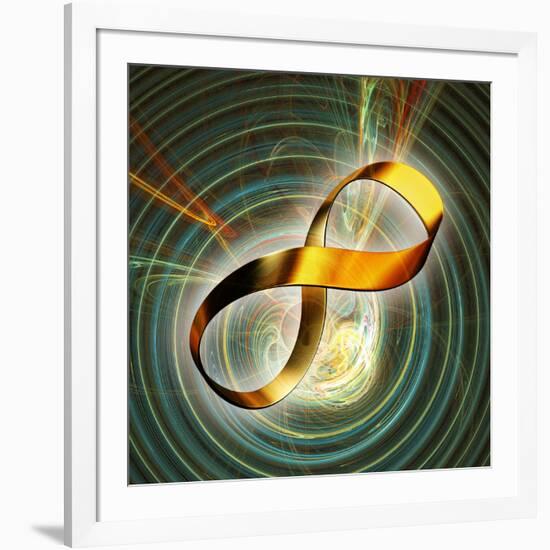 Infinity Symbol And Black Hole-PASIEKA-Framed Photographic Print