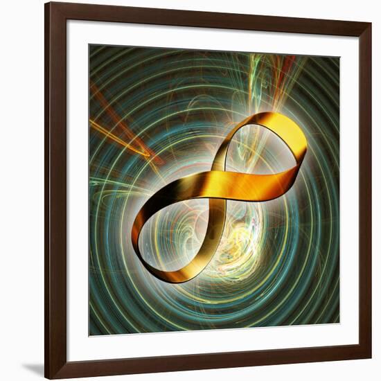 Infinity Symbol And Black Hole-PASIEKA-Framed Photographic Print