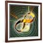 Infinity Symbol And Black Hole-PASIEKA-Framed Photographic Print