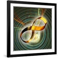 Infinity Symbol And Black Hole-PASIEKA-Framed Photographic Print