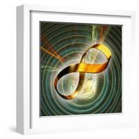 Infinity Symbol And Black Hole-PASIEKA-Framed Premium Photographic Print