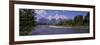 Inflatable Raft in a River, Grand Teton National Park, Wyoming, USA-null-Framed Photographic Print