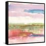 Influence of Line and Color Gold Bright-Mike Schick-Framed Stretched Canvas