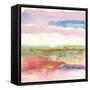 Influence of Line and Color Gold Bright-Mike Schick-Framed Stretched Canvas