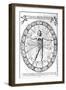 Influence of the Universe, the Macrocosm, on Man, the Microcosm, 1678-null-Framed Giclee Print