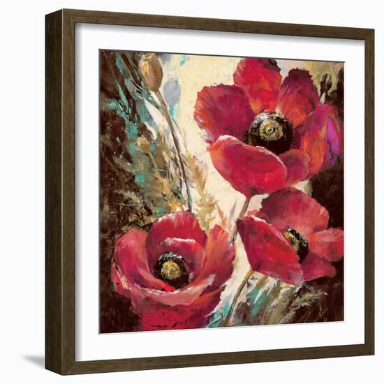 Influential Poppy-Brent Heighton-Framed Art Print