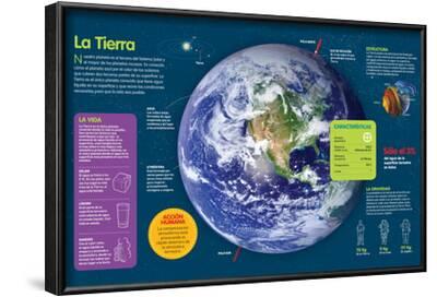 'Infografía De Las Características Del Planeta Tierra, Y Las