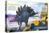 Infografía Del Dinosaurio Stegosaurus Que Vivió En El Período Jurásico-null-Stretched Canvas