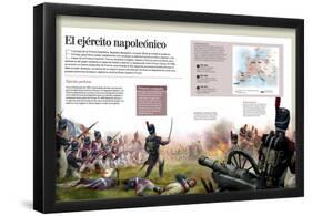 Infografía Del Ejército Napoleónico (1805-1815) O Grande Armée-null-Framed Poster