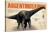 Infografía Sobre El Argentinosaurio, Dinosaurio Herbívoro De Grandes Proporciones-null-Stretched Canvas