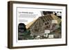 Infografía Sobre La Vivienda Maya, Construida Con Madera Y Adobe (2000 A.C. Al 1546 D.C.)-null-Framed Giclee Print