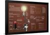 Infographic About Electric Circuits: What They Are, in Which Ways Can Electric Current Flow-null-Framed Poster