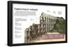 Infographic About Roman Engineering Works with Details About the Building of an Aqueduct-null-Framed Poster