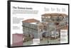 Infographic About Roman Insulae (27-476): Apartment Buildings to Be Rented in the Imperial Age-null-Framed Poster