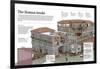 Infographic About Roman Insulae (27-476): Apartment Buildings to Be Rented in the Imperial Age-null-Framed Poster