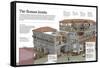 Infographic About Roman Insulae (27-476): Apartment Buildings to Be Rented in the Imperial Age-null-Framed Stretched Canvas