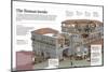 Infographic About Roman Insulae (27-476): Apartment Buildings to Be Rented in the Imperial Age-null-Mounted Poster