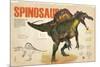 Infographic About the Spinosaurus, a Carnivorous Dinosaur from the Cretaceous Period-null-Mounted Poster