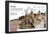 Infographic About the Tipi, Refuge Tent Used by North-American Indians as a House in the 1500S-null-Framed Poster