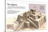 Infographic About the Ziggurat. Pyramidal Buildings from the XXI BC. Focusing on Ur's Ziggurat-null-Stretched Canvas