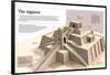 Infographic About the Ziggurat. Pyramidal Buildings from the XXI BC. Focusing on Ur's Ziggurat-null-Framed Poster