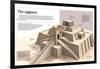 Infographic About the Ziggurat. Pyramidal Buildings from the XXI BC. Focusing on Ur's Ziggurat-null-Framed Poster