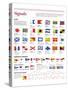 Infographic of Flags International Code of Signals by the International Maritime Organization-null-Stretched Canvas