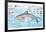 Infographic of the Anatomy, Habitat and Bottlenose Dolphin Breeding-null-Framed Poster