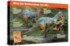 Infographic of the Suchomimus, a Piscivorous Dinosaur That Lived During the Cretaceous Period-null-Stretched Canvas
