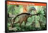 Infographic of the Therizinosaurus, a Herbivorous Sauropod from the Cretaceous Period (Mesozoic)-null-Framed Poster