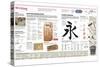 Infographic of the Writing Systems of Ancient Egypt (Hieroglyphs) and China (Ideograms)-null-Stretched Canvas