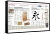 Infographic of the Writing Systems of Ancient Egypt (Hieroglyphs) and China (Ideograms)-null-Framed Stretched Canvas