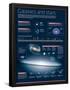 Infographic on Galaxies and Stars-null-Framed Poster