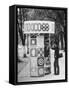 Information Booth for Olympic Games in Mexico City 1968-John Dominis-Framed Stretched Canvas